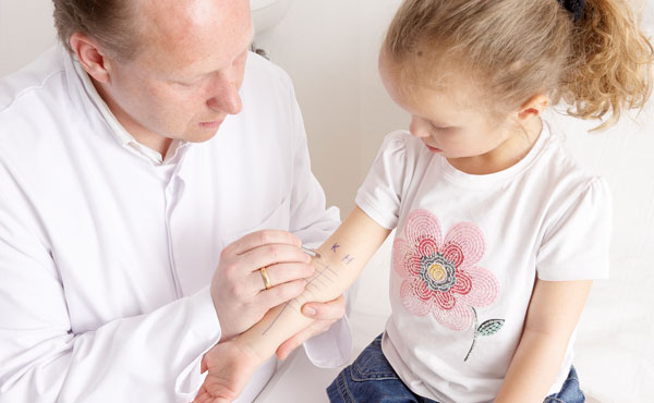 Allergietest - Kinderdermatologie